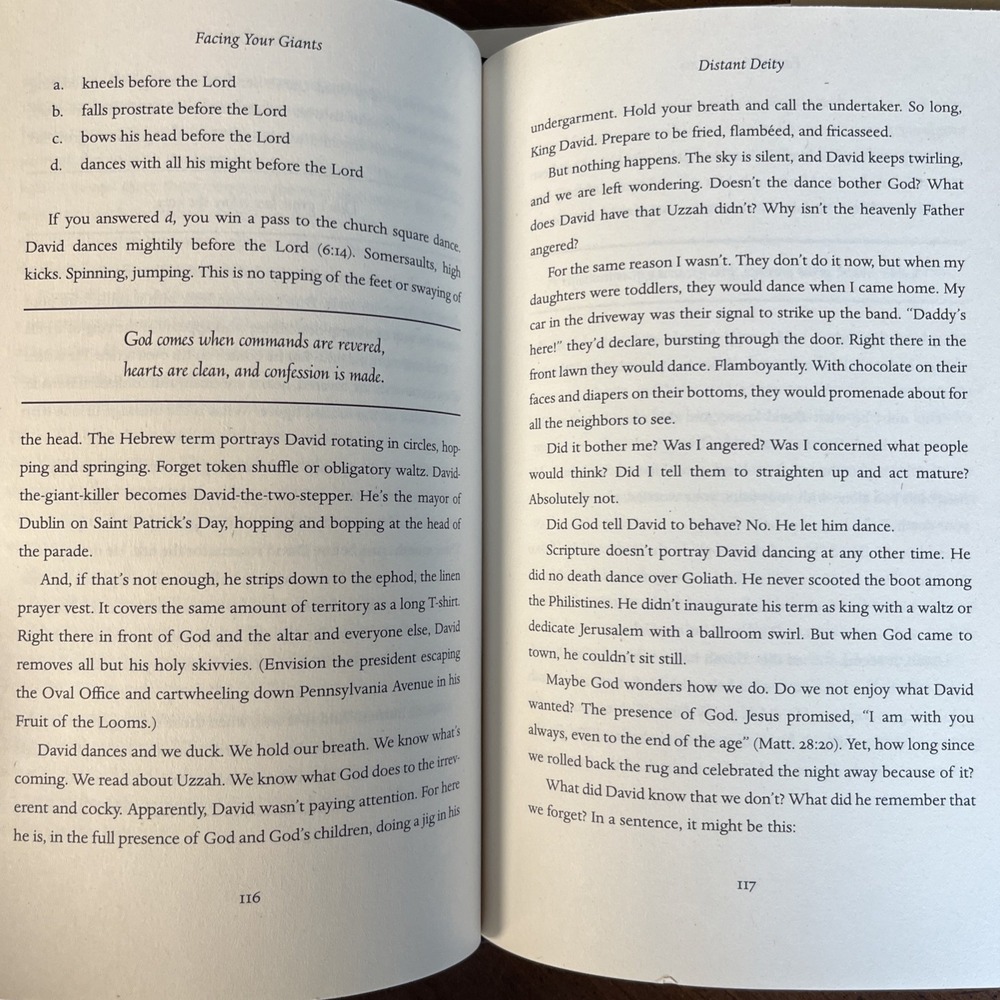 Max Lucado Books - It's Not About Me, Facing Your Giants - Set‎ of 2 - Picture 10 of 11